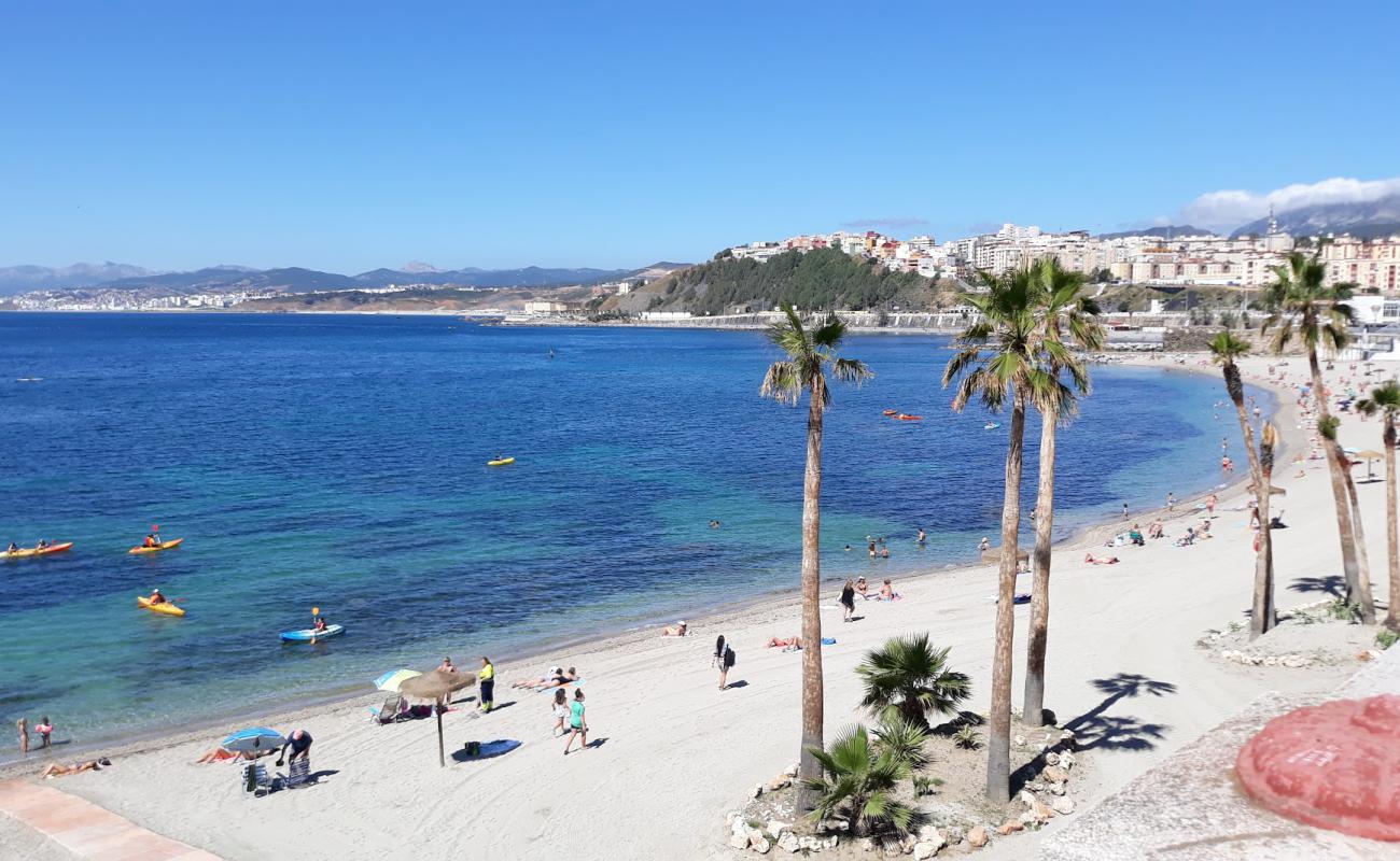 Photo of Playa de la Ribera with light pebble surface