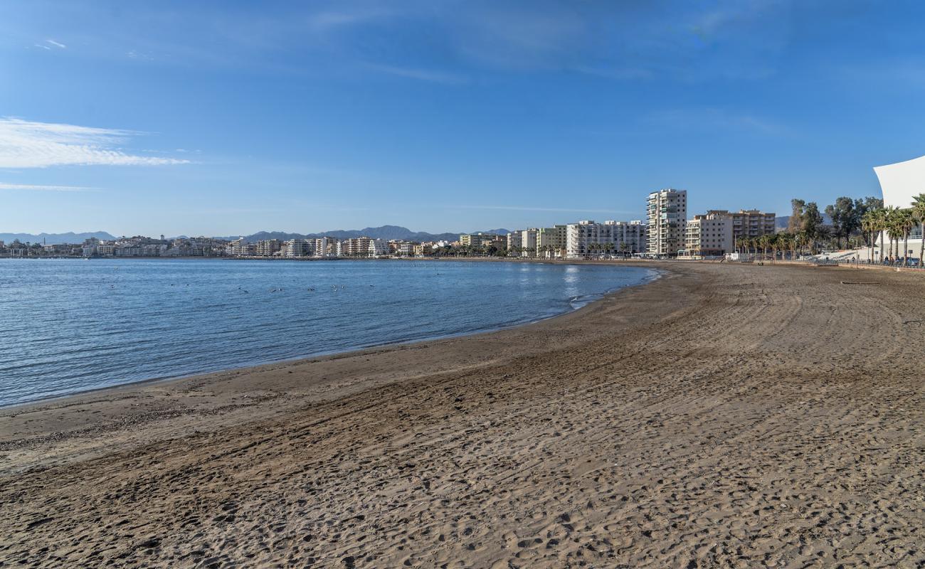 Photo of Playa de las Delicias with black sand & pebble surface