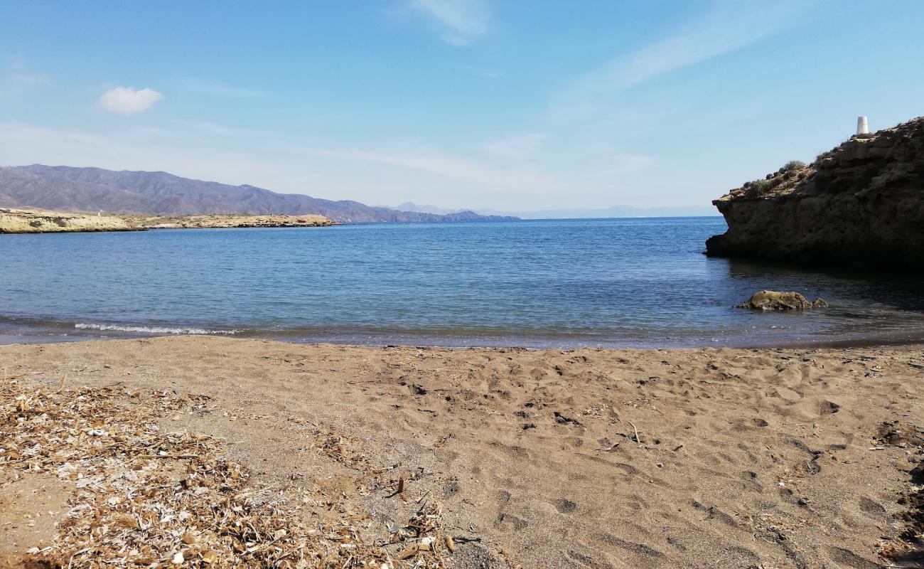 Photo of Cala del Pozo de las Huertas with gray fine pebble surface