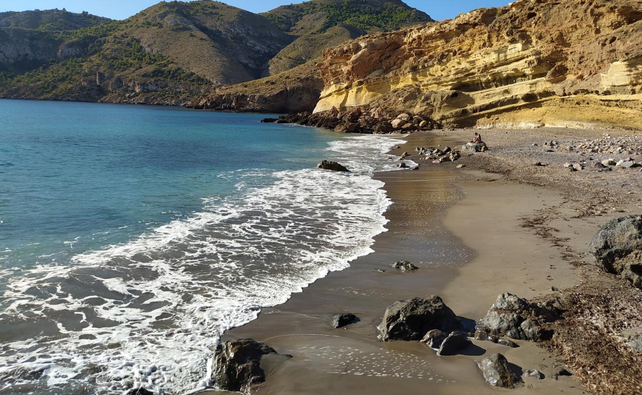 Photo of Playa de la Avispa with gray sand &  pebble surface