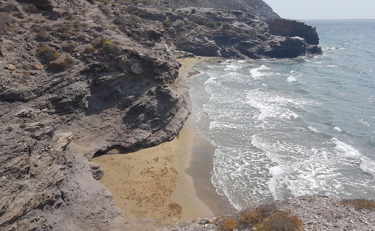 Photo of Cala de las Mulas with brown sand surface