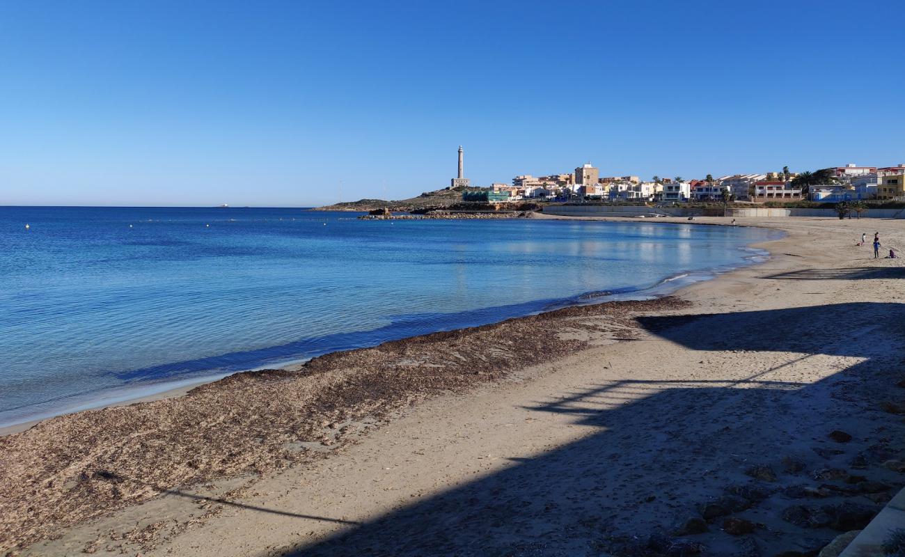 Photo of Playa de Levante with gray sand surface