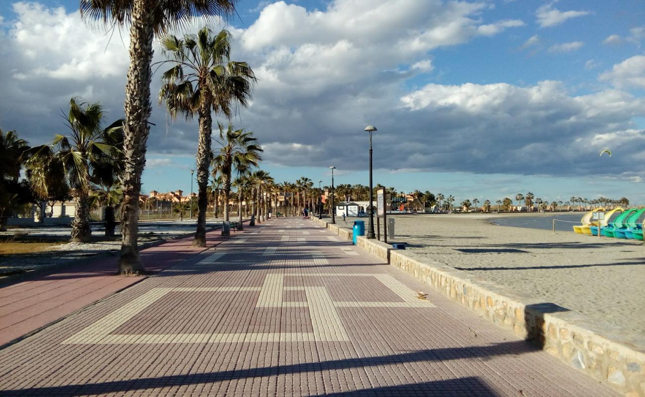 Photo of Playa de Las Salinas with gray sand surface