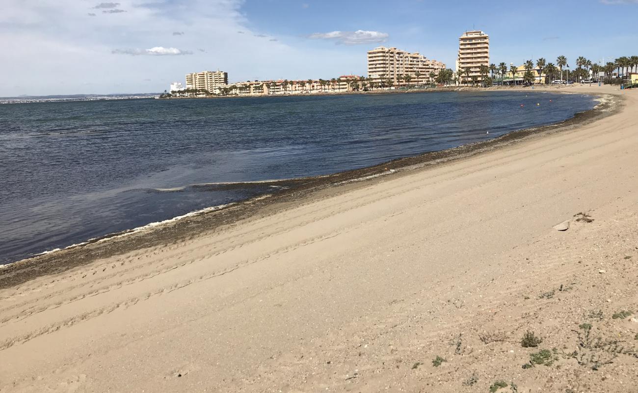 Photo of Playa Mistral with brown sand surface