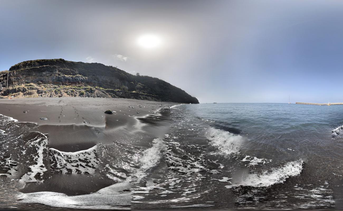 Photo of Tazacorte beach with black sand surface