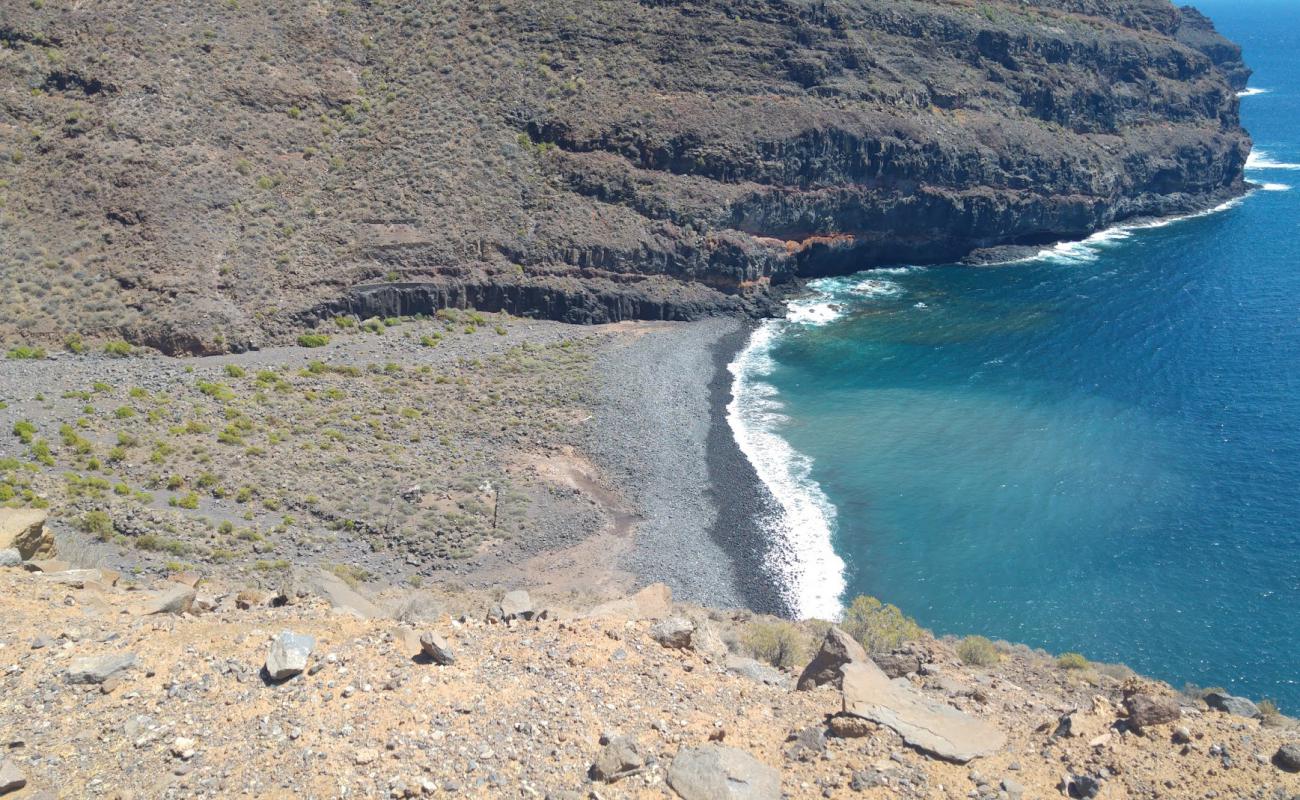 Photo of Playa de la Negra with gray pebble surface