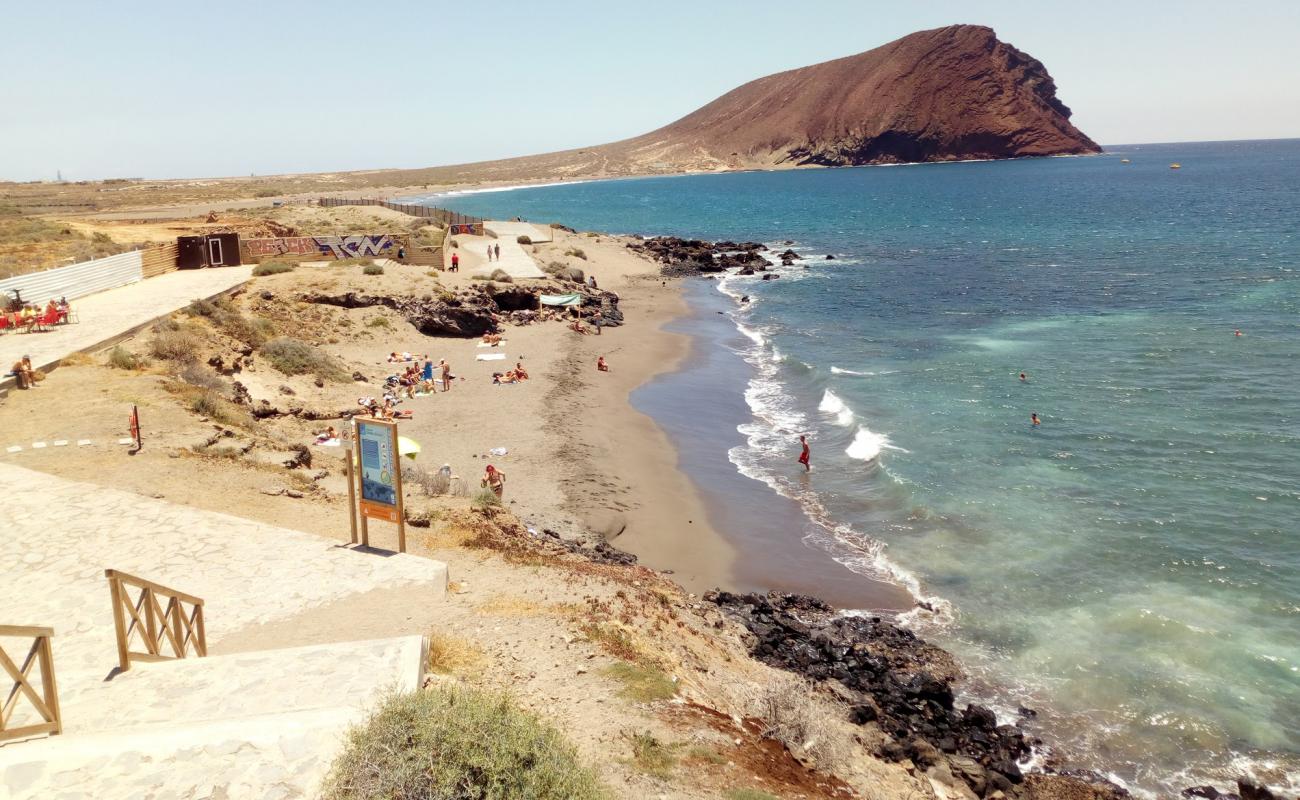 Photo of Playa de Sotavento with brown sand surface