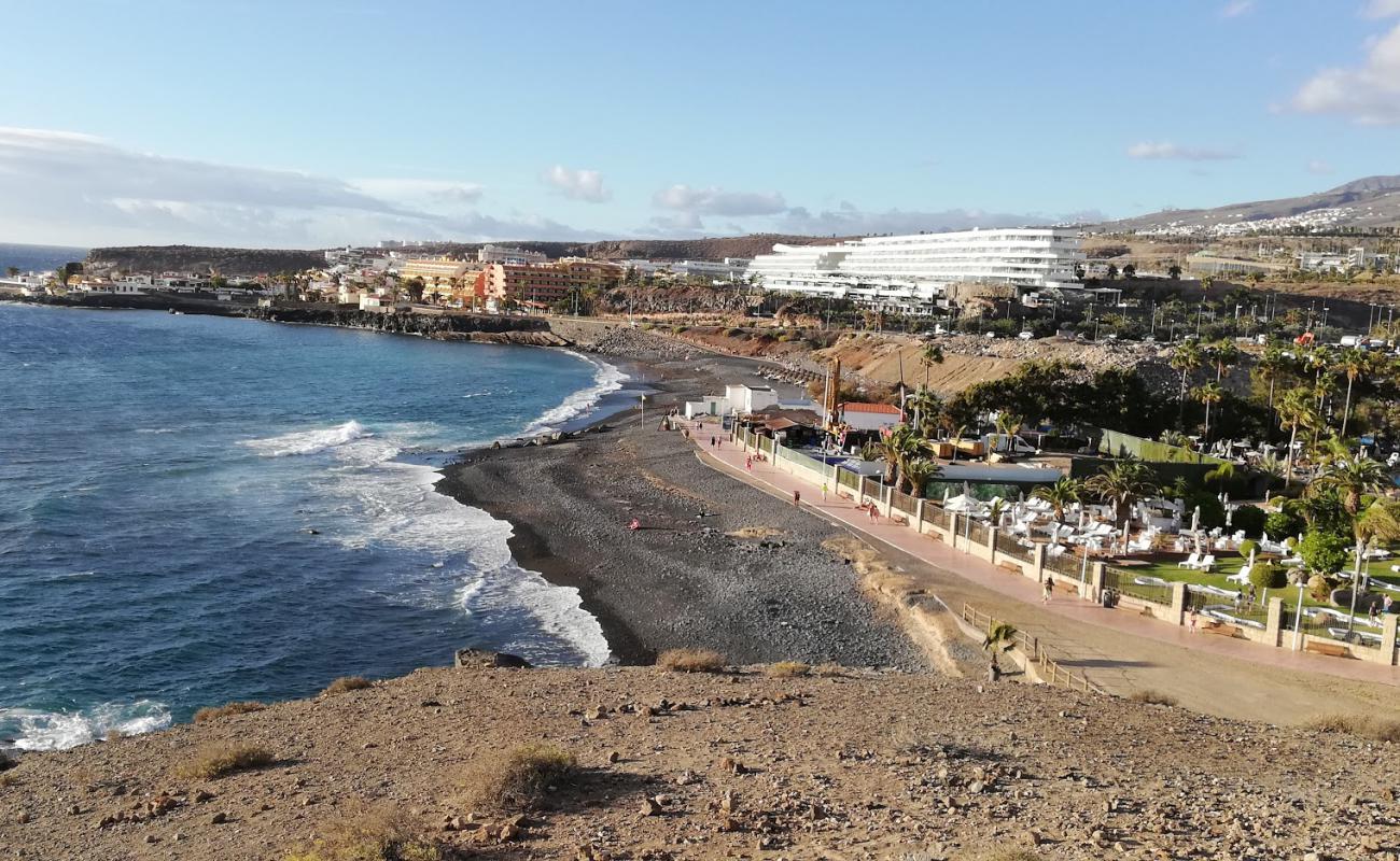 Photo of Playa del Veril with gray sand &  pebble surface