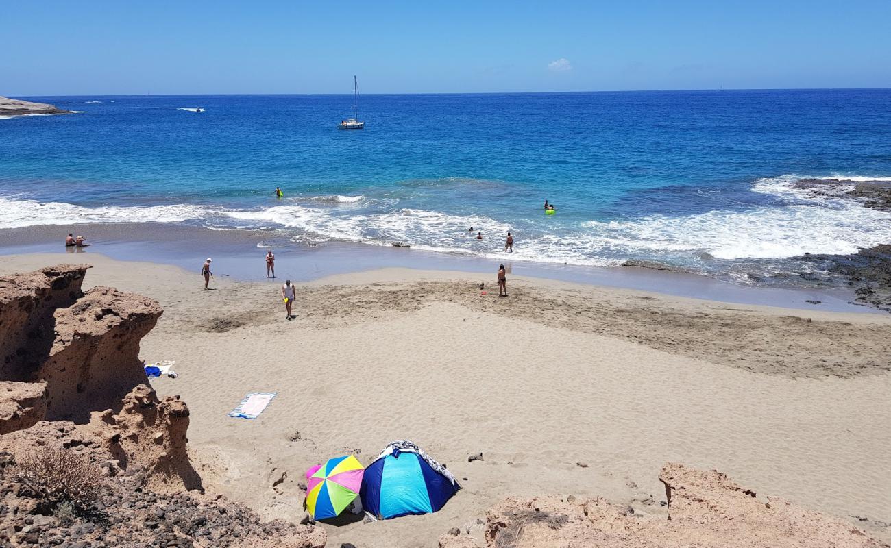 Photo of La Caleta de Adeje with bright fine sand surface