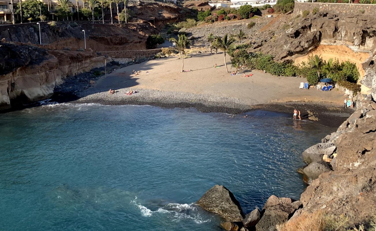 Photo of Playa Las Galgas with light sand &  pebble surface