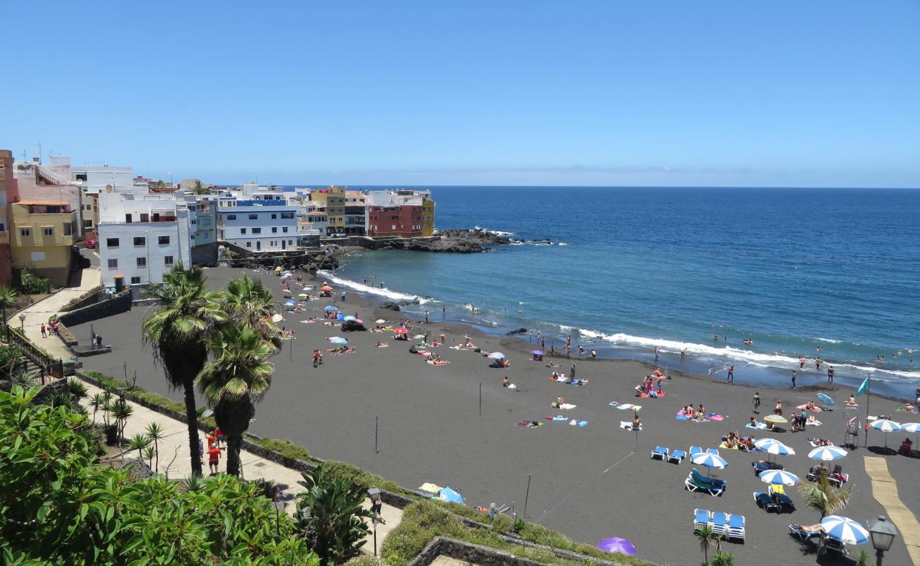 Photo of Maria Jimenez Beach with gray fine sand surface