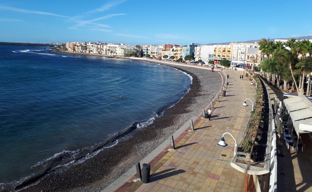 Photo of Arinaga Beach with black sand & pebble surface