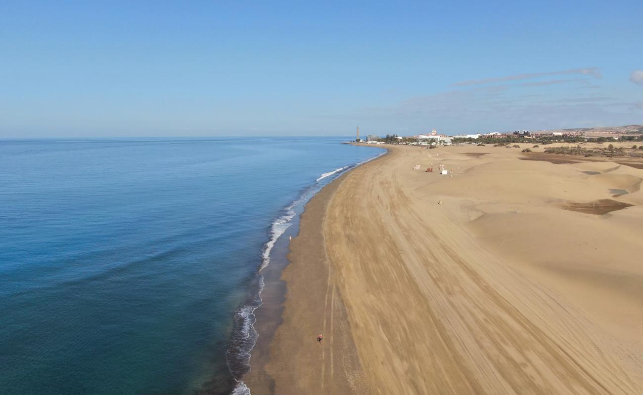 Photo of Maspalomas Beac III beach with bright fine sand surface