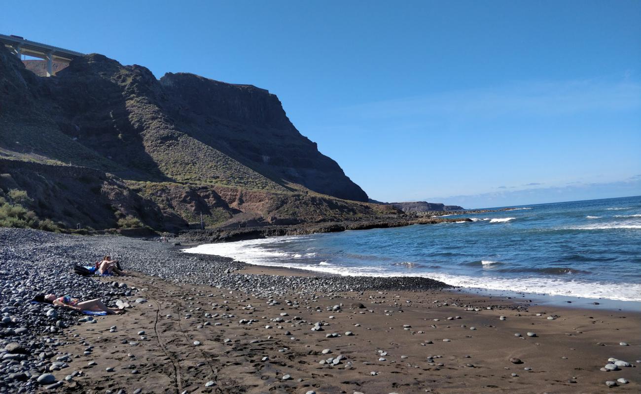 Photo of Arena de San Felipe with gray sand &  pebble surface