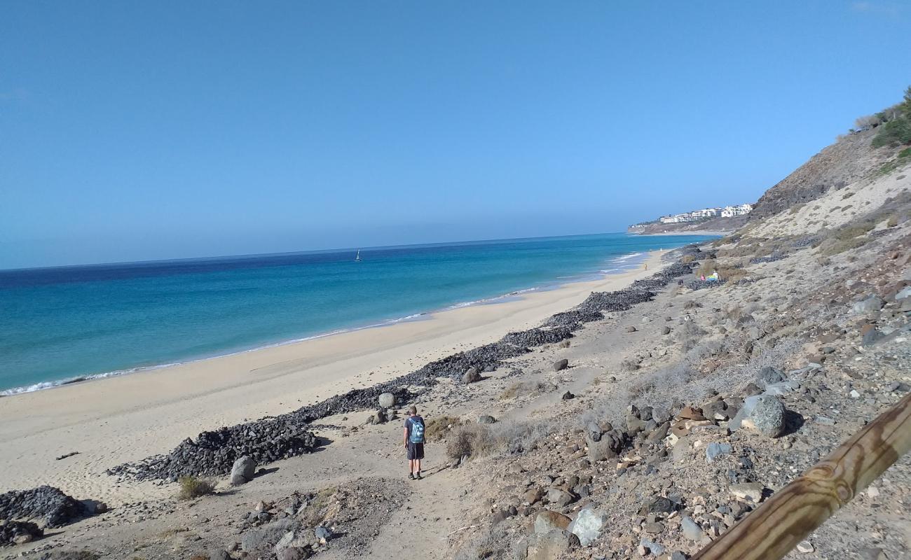 Photo of Playa de Esquinzo with bright fine sand surface