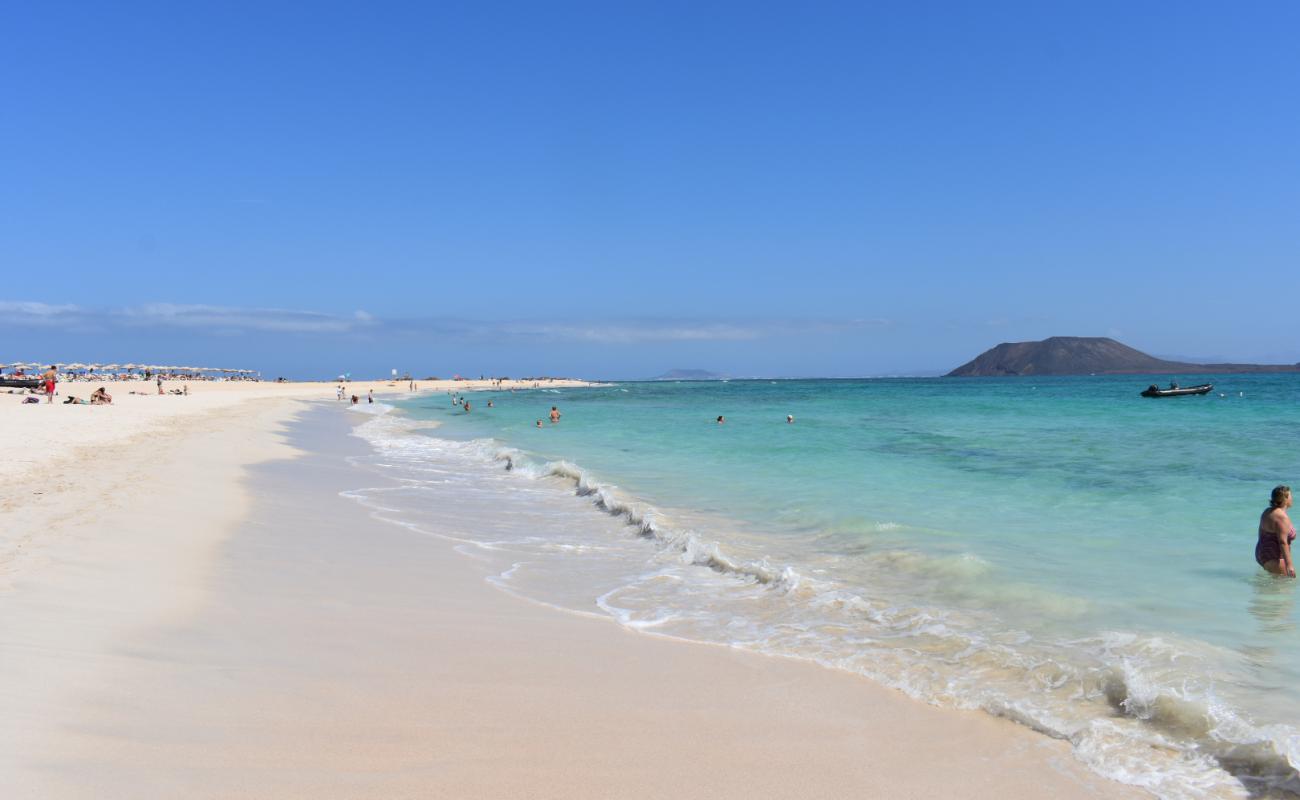 Photo of Playa De Corralejo with bright fine sand surface