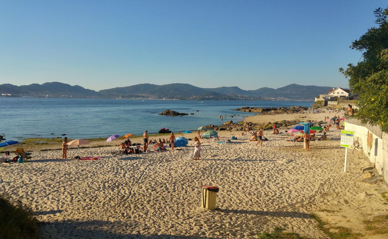 Photo of Praia dos Olmos with white sand surface