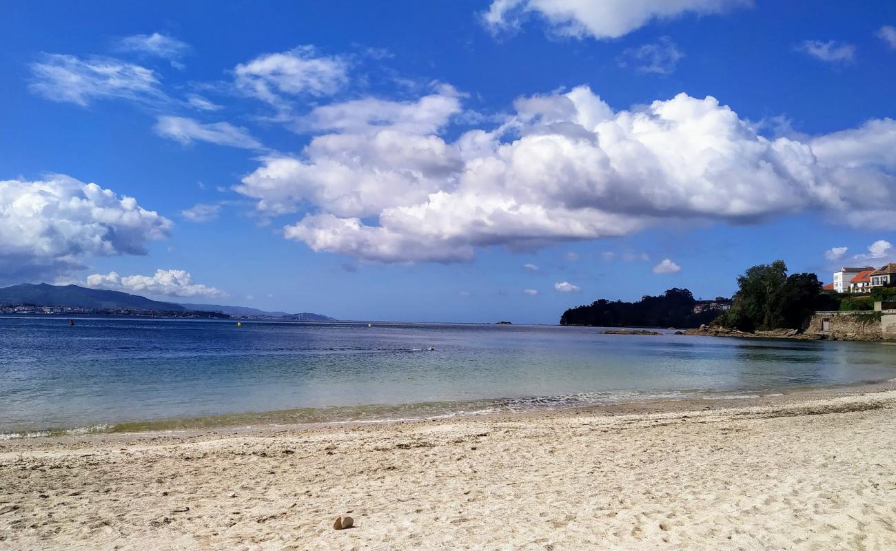 Photo of Praia do Con with white sand surface