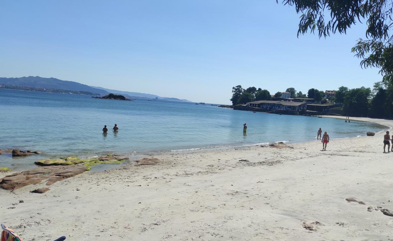 Photo of Praia do Canabal with white sand surface