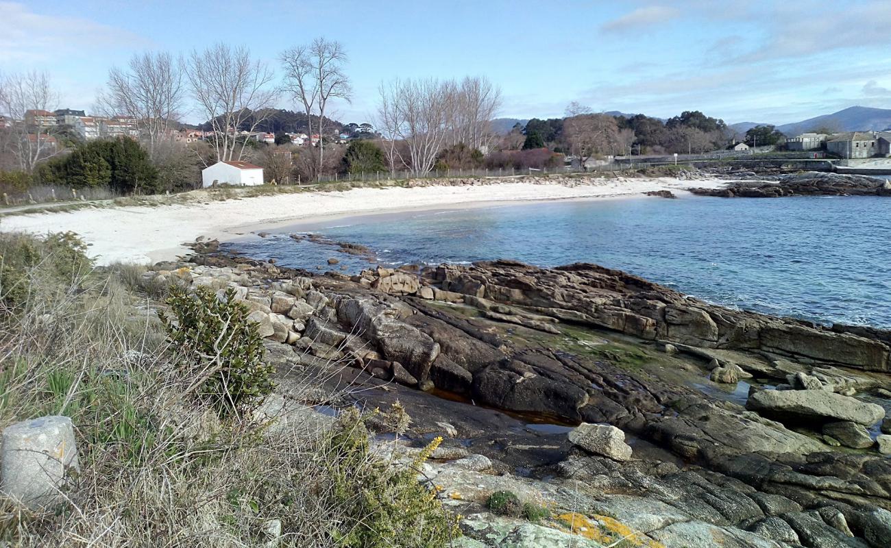 Photo of Praia da Congorza with white sand surface