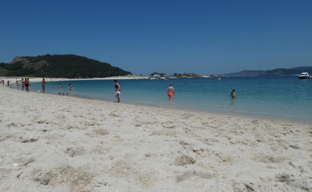 Photo of Roda Beach with white fine sand surface