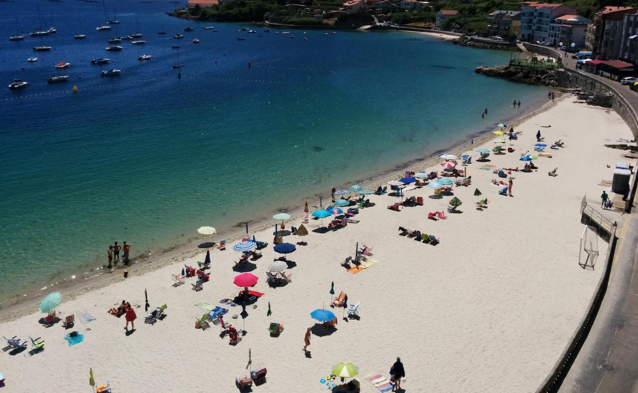 Photo of Xiorto beach with white fine sand surface