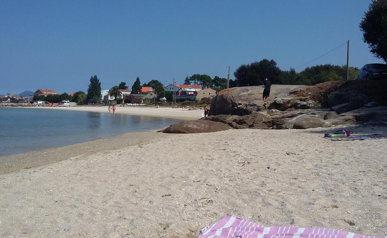 Photo of Lavaxeira beach with white sand surface