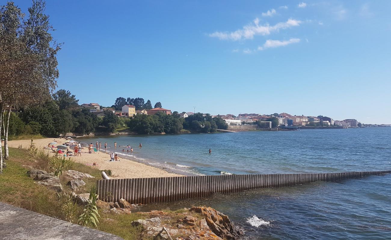 Photo of The Pazo beach with bright sand surface