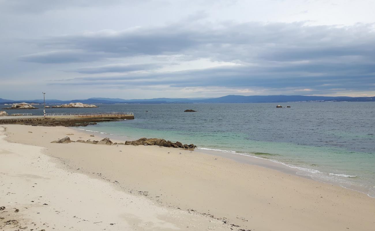 Photo of Ameixida beach with bright sand surface