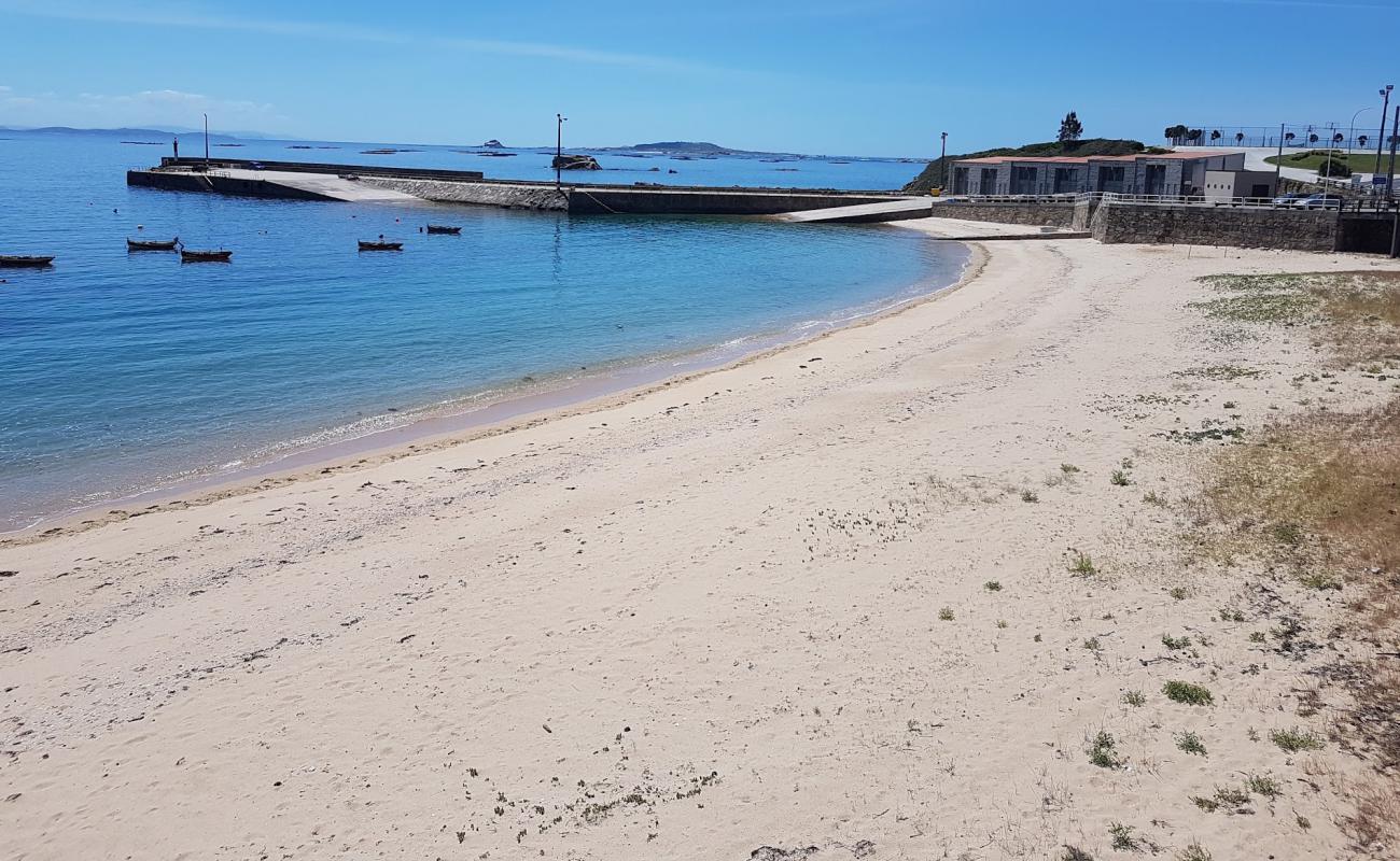 Photo of Castineiras beach with bright sand surface