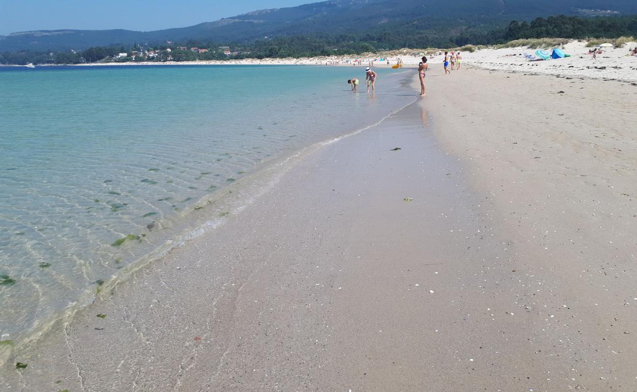 Photo of Aguieira beach with white fine sand surface