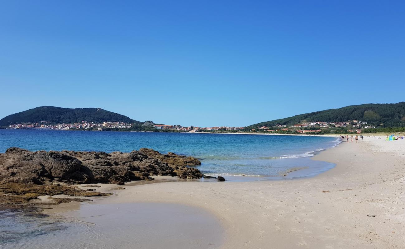 Photo of Langosteira Beach with white fine sand surface