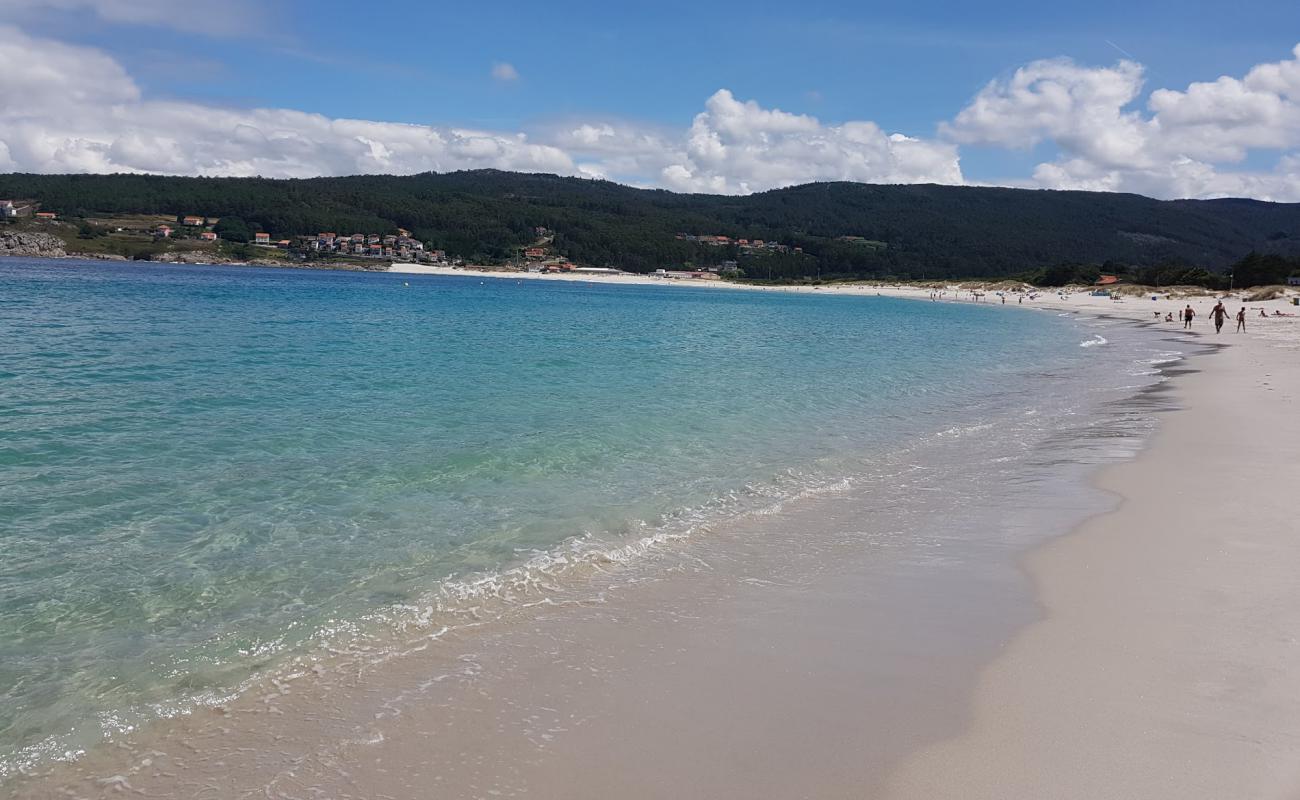 Photo of Laxe Beach with white fine sand surface