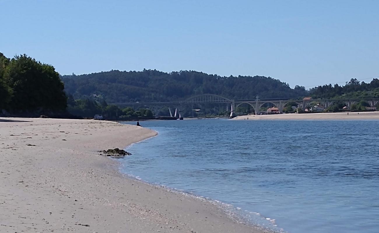 Photo of Praia A Xurela with white sand surface