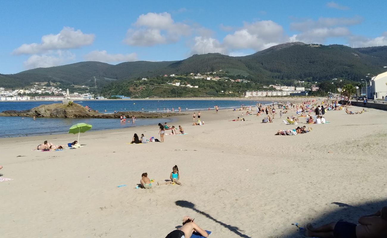 Photo of Playa de Covas with white fine sand surface