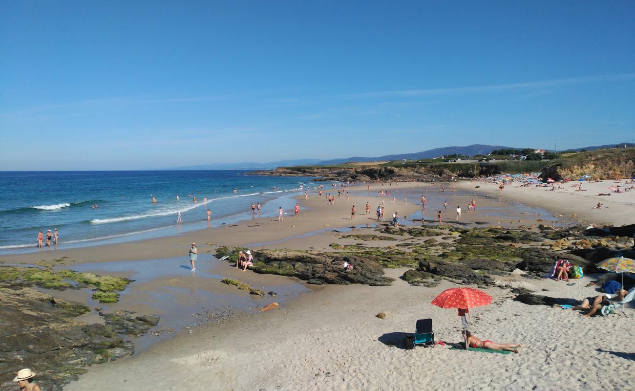 Photo of Praia de Peizas with white sand surface