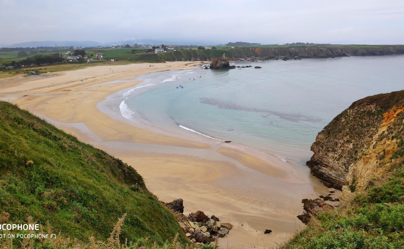 Photo of Playa de Santa Gadea with bright fine sand surface