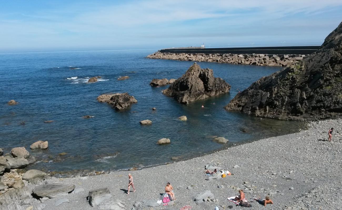 Photo of Playa del Garruncho with light pebble surface