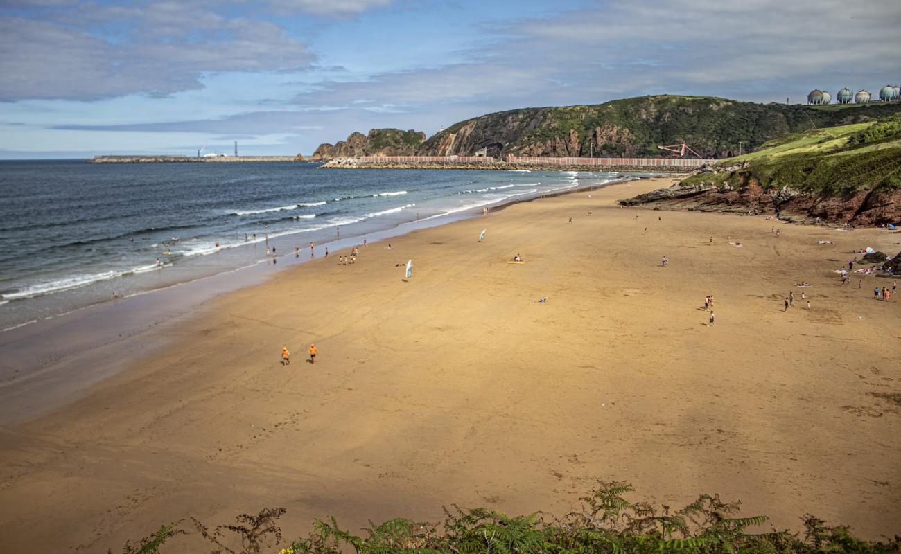 Photo of Xivares Beach with brown sand surface