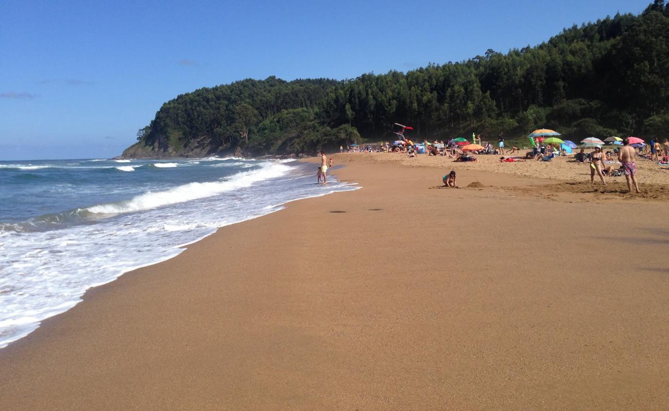 Photo of Playa de La Griega with bright sand surface