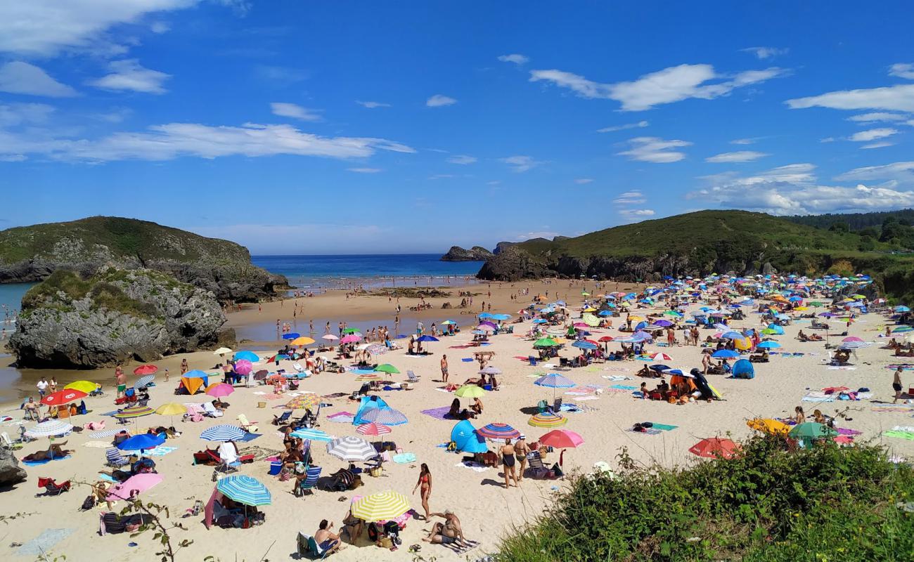 Photo of Playa de Borizo with bright fine sand surface