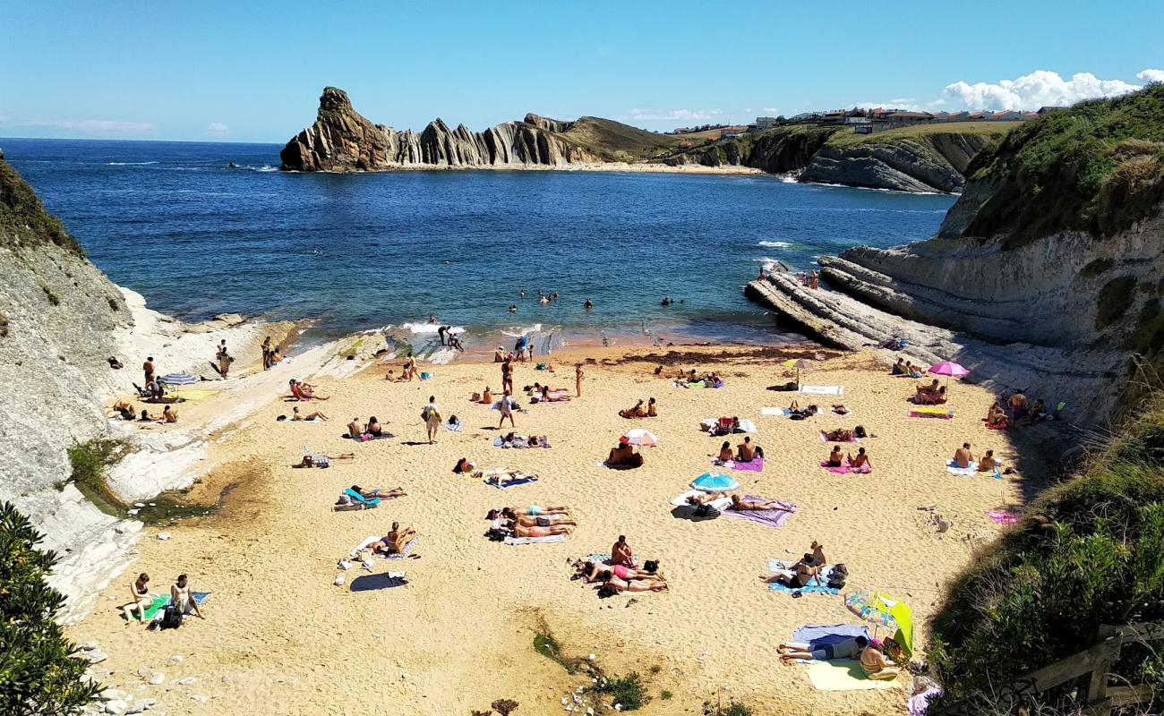 Photo of Playa de Cerrias with bright sand surface