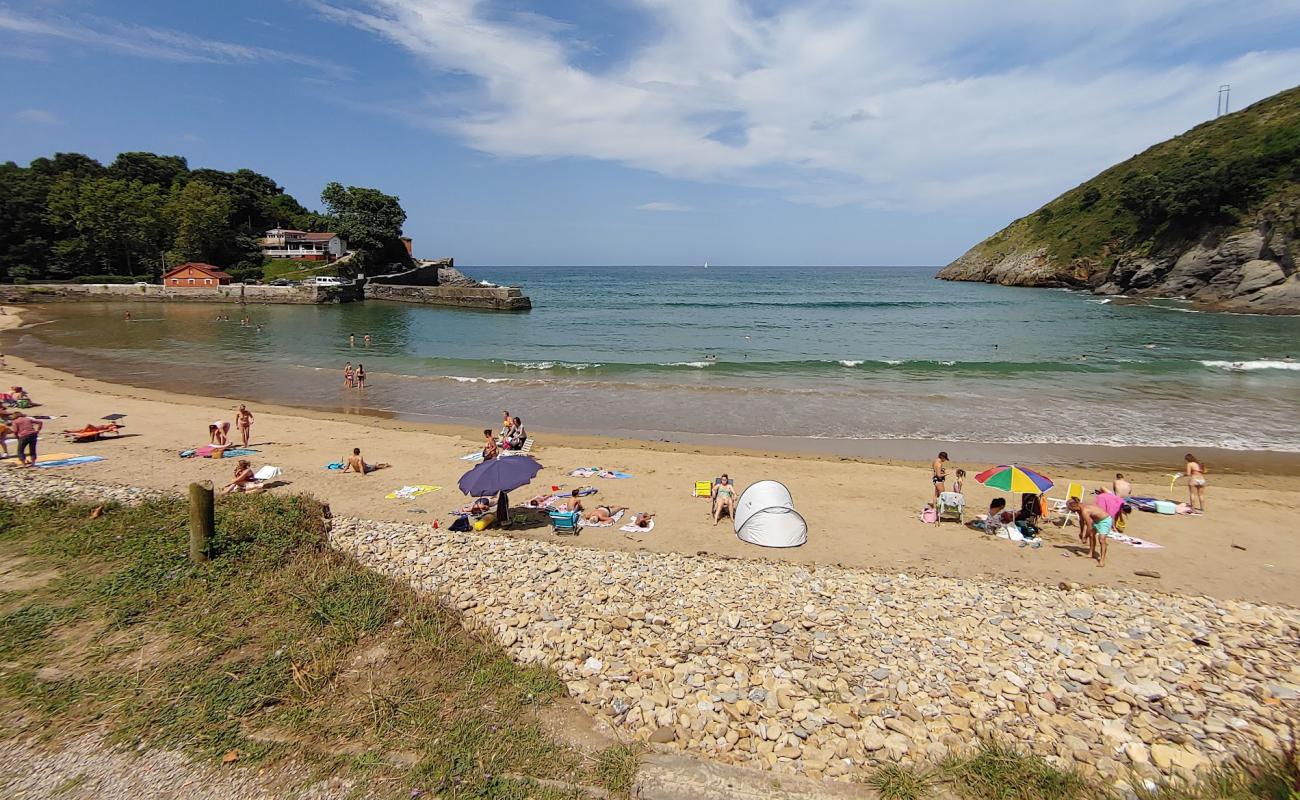 Photo of Playa de Miono with bright sand surface