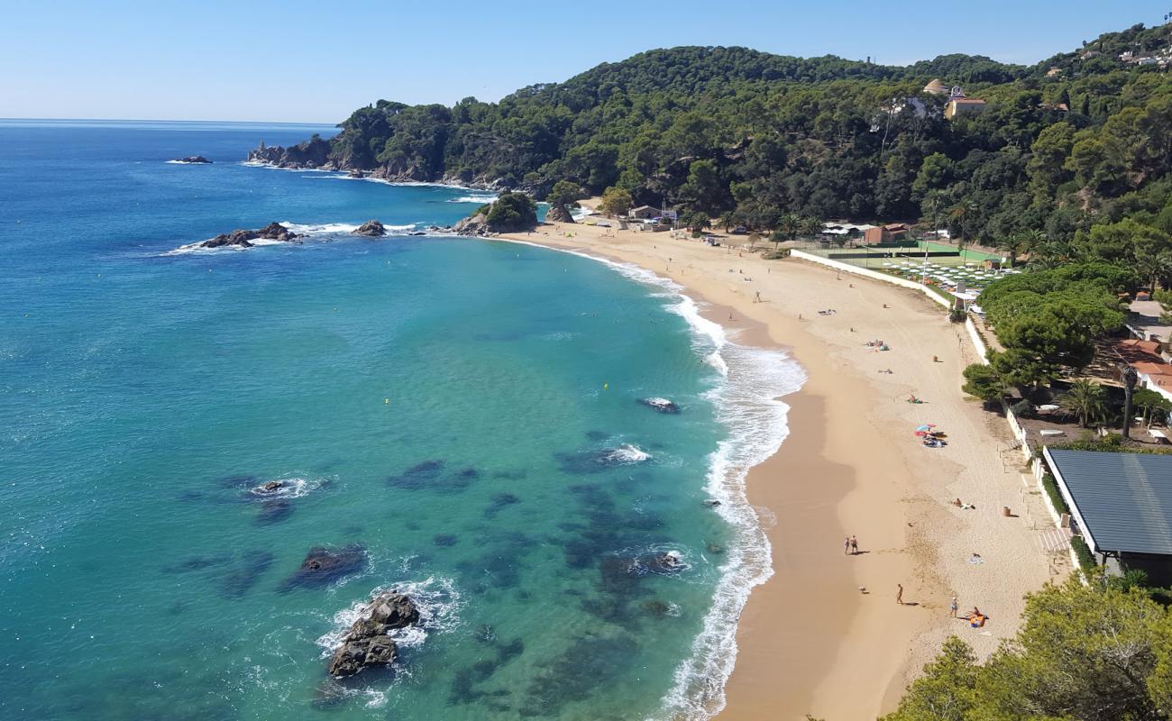 Photo of Playa Santa Cristina with bright sand surface