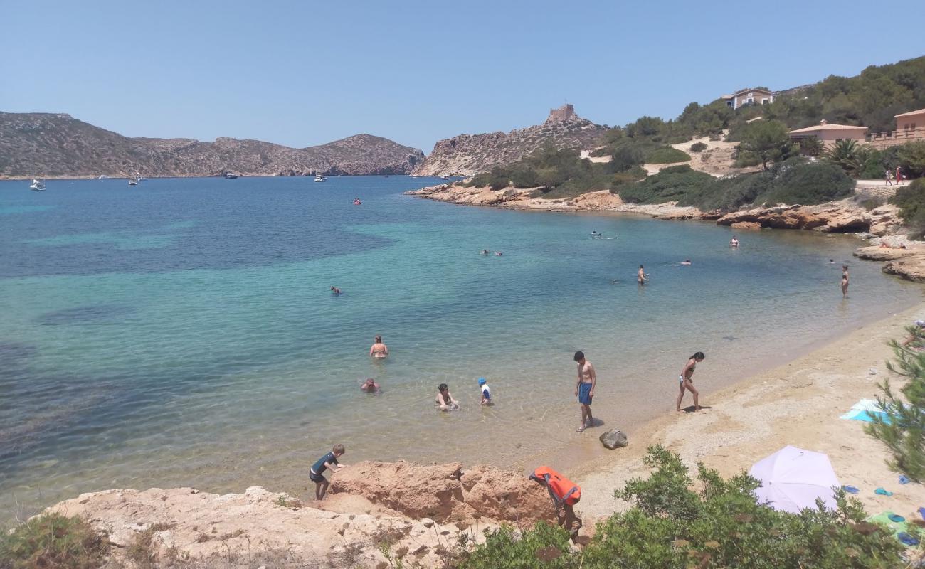 Photo of Playa Sa Plageta with bright sand surface