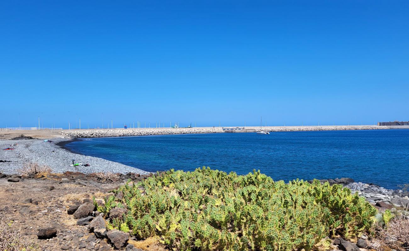 Photo of Playa del Medio with gray pebble surface