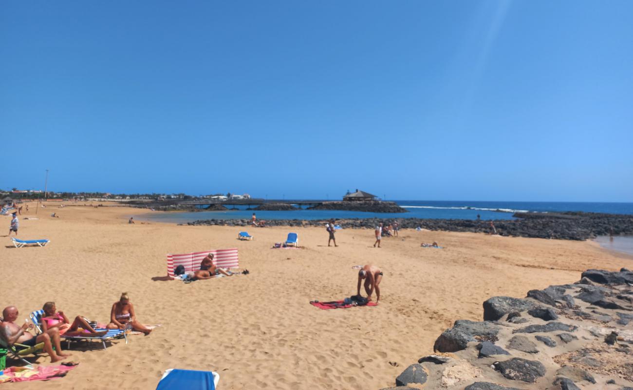 Photo of Playa de la Guirra with bright sand surface