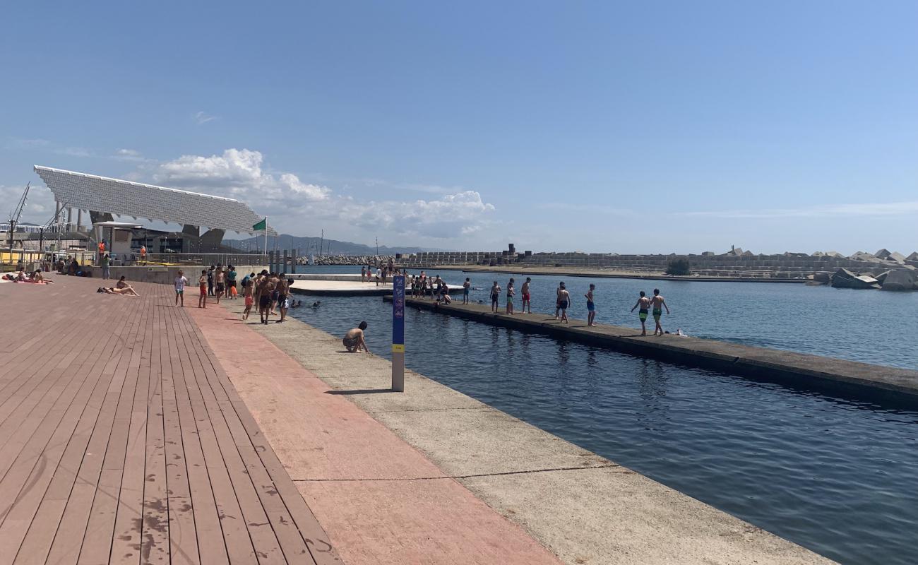 Photo of Platja de Banys Forum with concrete cover surface