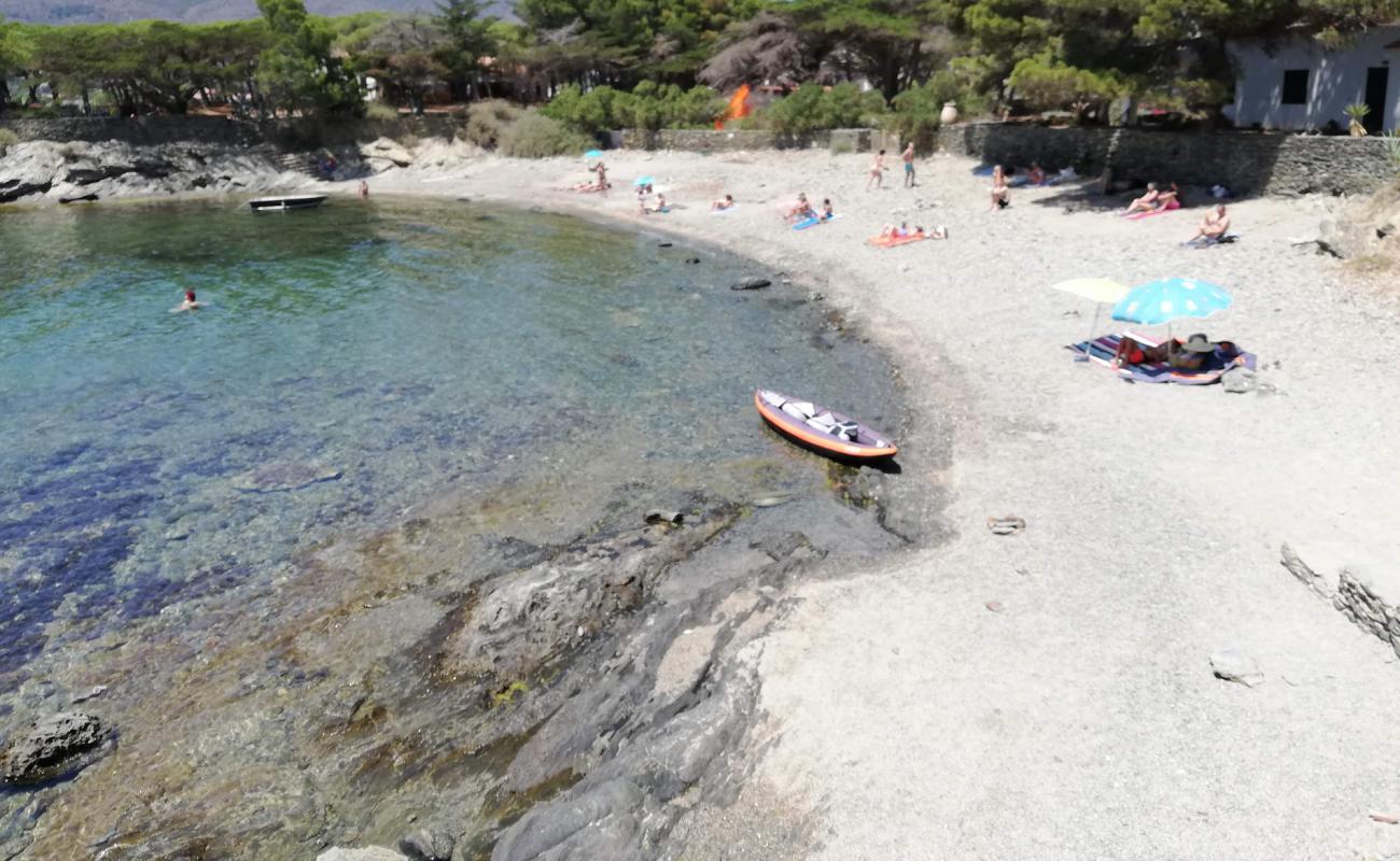 Photo of Platja De S'aranella with gray fine pebble surface