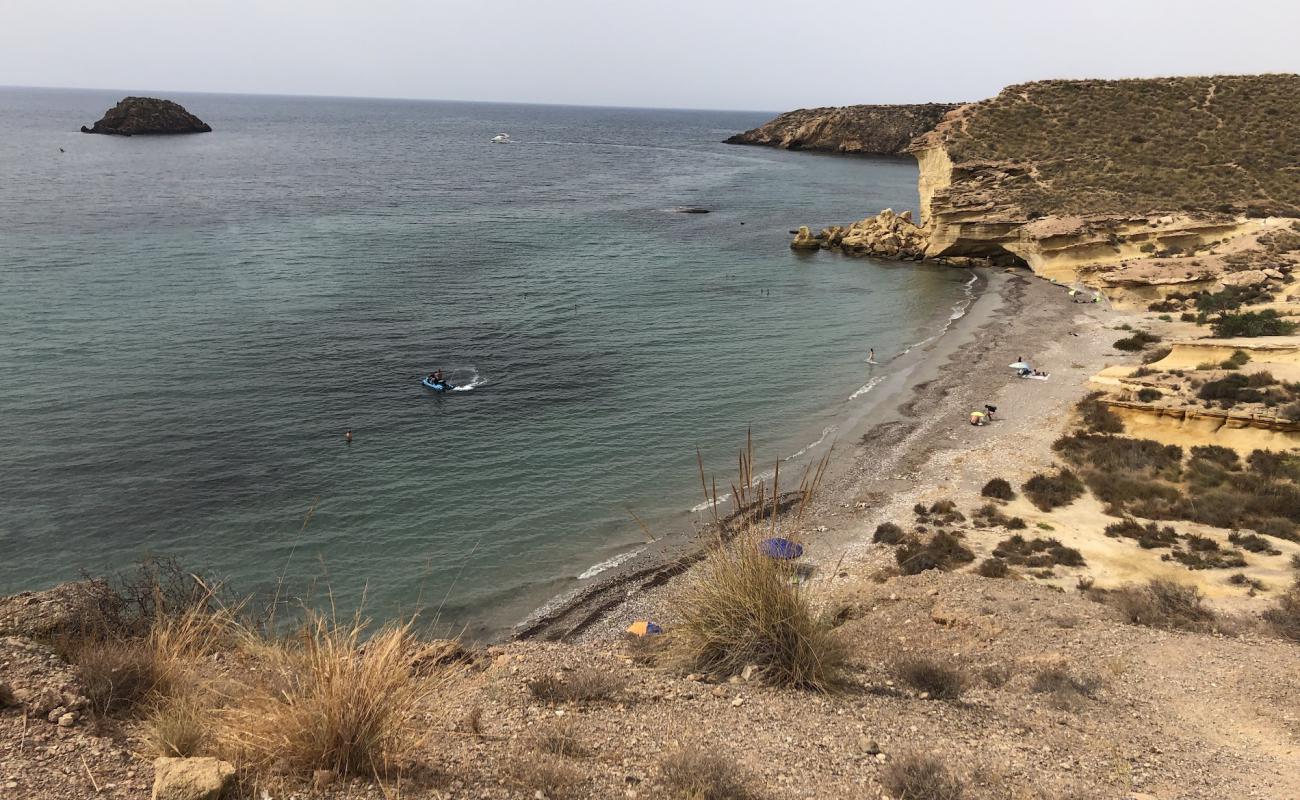 Photo of Playa de Piedra Mala with gray sand &  pebble surface